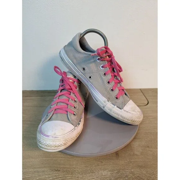 Converse All Star 566101C Gray Pearl Womens Sneakers Shoes Padded Ankle Sz US 10