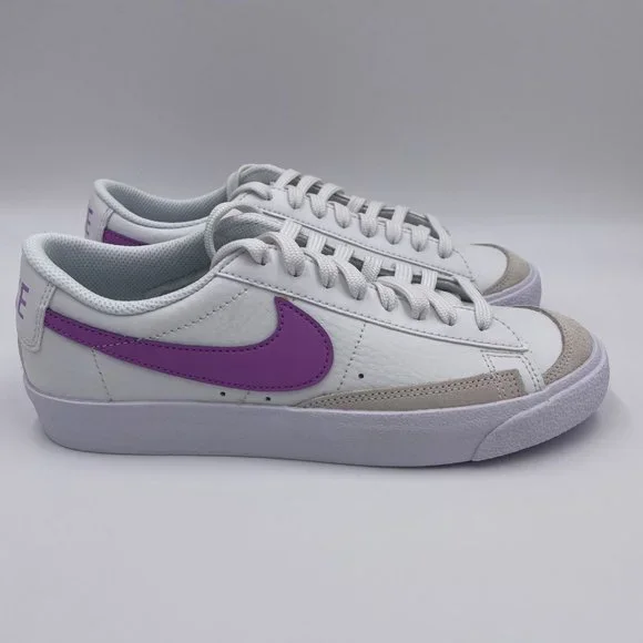 Nike Blazer Low ' 77 White / Purple Womens Shoes