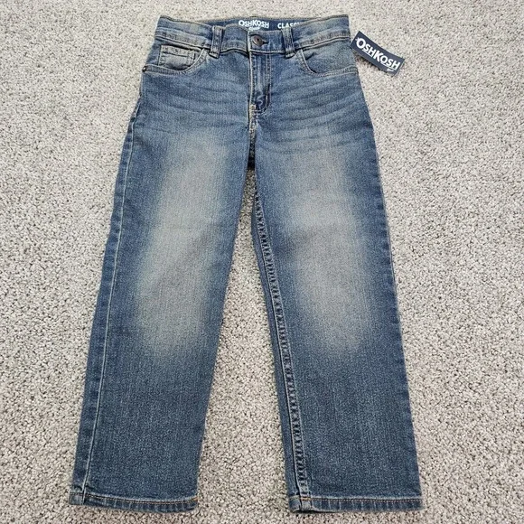 Oshkosh Youth Little Boys Blue Jeans Size 5R MSRP $34 Tags NEW‎