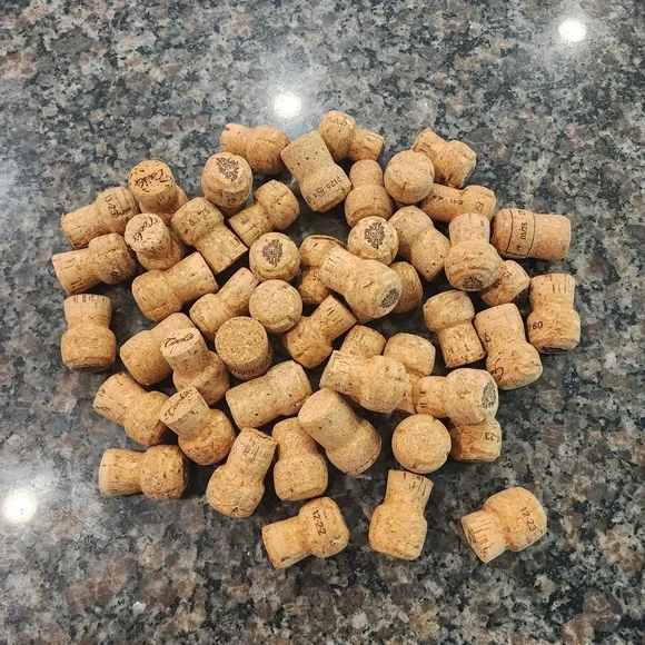 Lot of 50 Champagne Corks- Recycled / Used / Great Crafting Condition