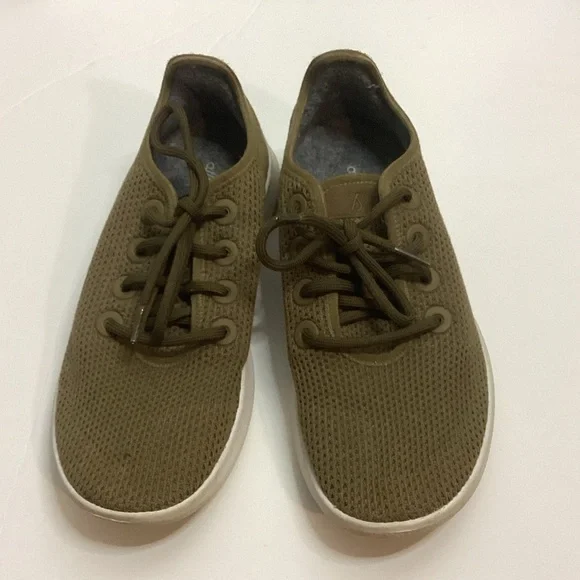 All birds Olive Green Tree Runner Sneakers 9