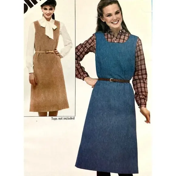 Simplicity 5227 Pattern Jumper Miss 12 Uncut Slim Fit Boho Back Zip Scoop Neck