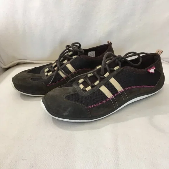 Rocket Dog Brown/Pink Suede Sneaker