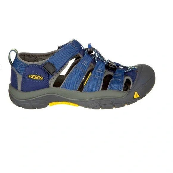 Keen Unisex Newport H2 Closed Toe Water Sandal Black Blue Sz 6