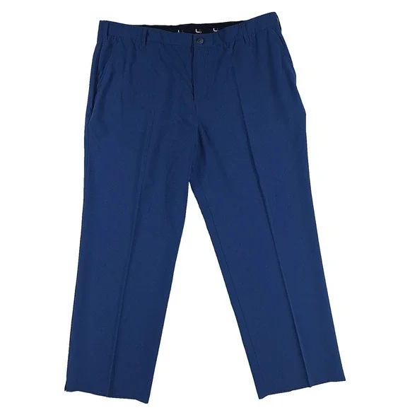 Short Par 4 Men Golf Pants 40x30 Blue Stretch Performance Athletic Lightweight