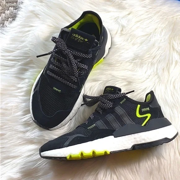 Adidas 🌙 NiteJoggers Ref. Rare Colorway/ Blk/Neon