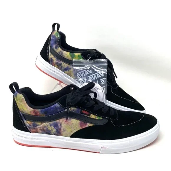 VANS Kyle Walker Low Top Black Women's Suede Canvas Size Sneakers VN0A5JIEBML