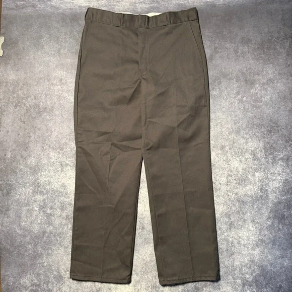 Dickies 874 Original Fit Work Pants Mens 36x32 Gray P874CH2 W34 NWT