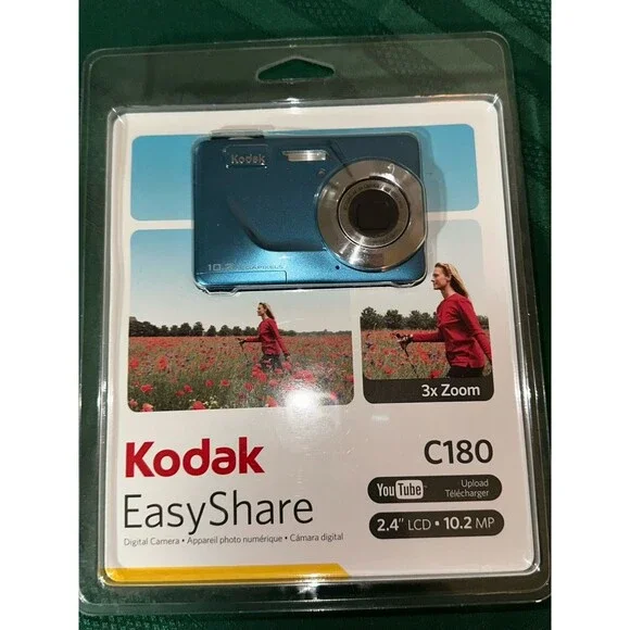 Kodak Easy Share C180 10.2MP Digital Camera New In Package Sealed