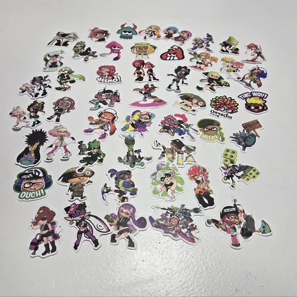 50 Platoon Video Game Character Stickers New In Plastic Seal