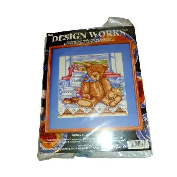 Design Works Honey Bear Counted Cross Stitch Kit #9803,‎ 10