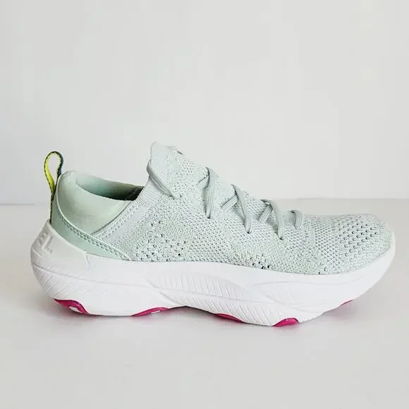 Sorel Explorer Blitz Stride Lace Up Mint Green Sneakers Bolt Print Size 6