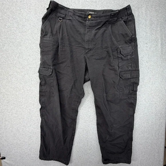 5.11 Tactical Mens Black Cargo Pants 42x30 Relaxed Fit‎ Workwear Utility Pants