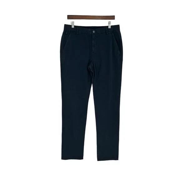 Everlane Mens Chino Pant Size 32 Navy Cotton Straight Leg Cotton Uniform Preppy