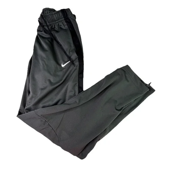 Nike Pants Mens Medium Gray Track Joggers Zip Ankle Soccer Training