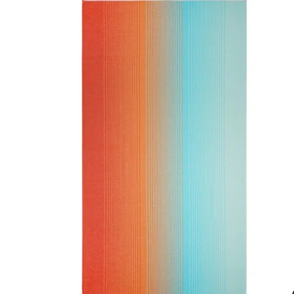 Zenith Orange and Blue Beach Towel