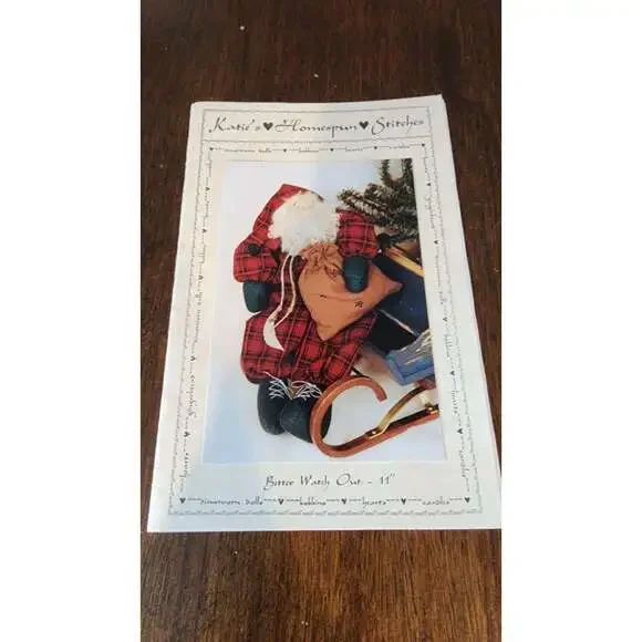 Vintage Better Watch Out Santa Sewing Craft Pattern 11