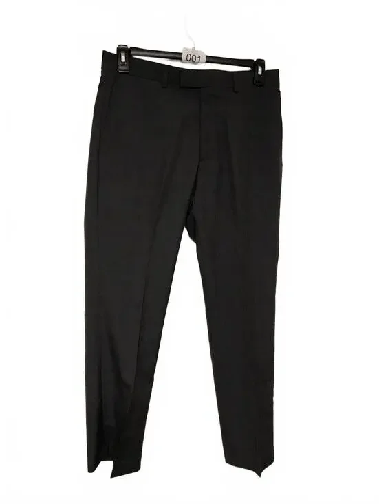 Perry Ellis Mens Dress Pants Size 32 x 30 Dark Gray