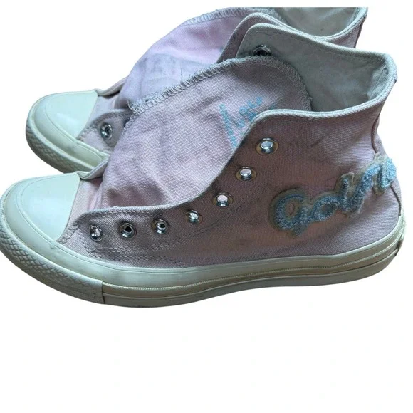 Converse Golf le Fleur Chuck‎ 70 High Top Pink Chenille 167478C Mens 6 Womens 8