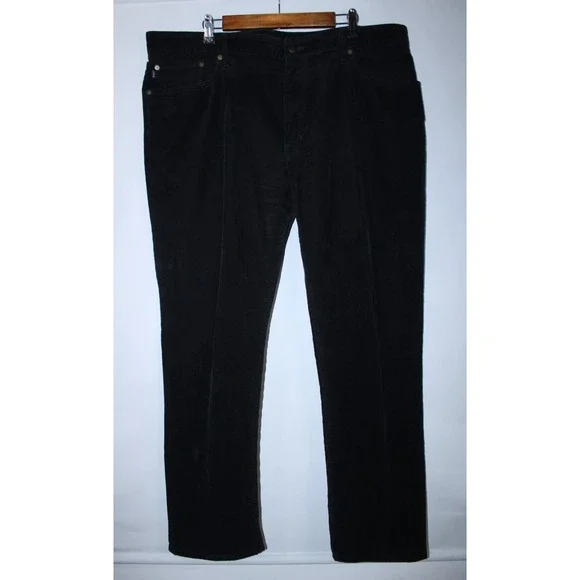 Polo Ralph Lauren Men's Size 40x30 Black Corduroy Pants