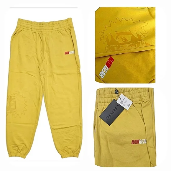 NWT Raw Gear Naruto Anime Active wear Sweatpants