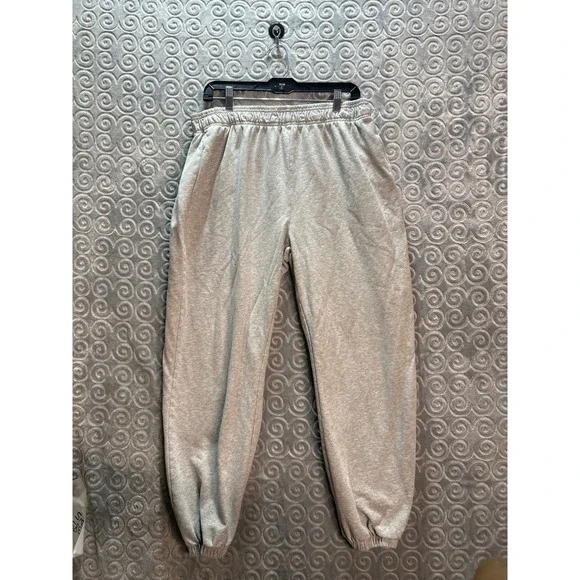Gray Sweatpants‎ Joggers Pants Size XXL Elastic Waistband Casual Athleisure