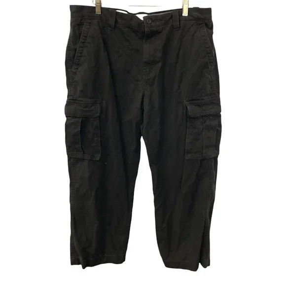 Sonoma Cargo Pants Relaxed Fit Brown Khaki Men's Size 38x29‎ Pockets