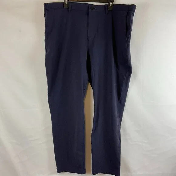Public Rec Pants Men's 42/30 Navy Blue Zipper Pockets