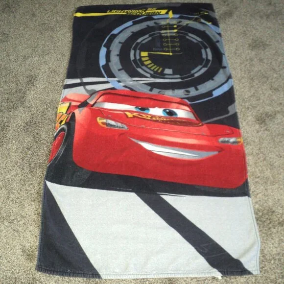 Disney Cars Beach Towel Lightning McQueen Cars 3 