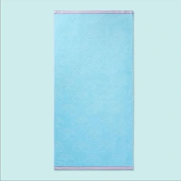 Stoney Clover Lane blue beach towel