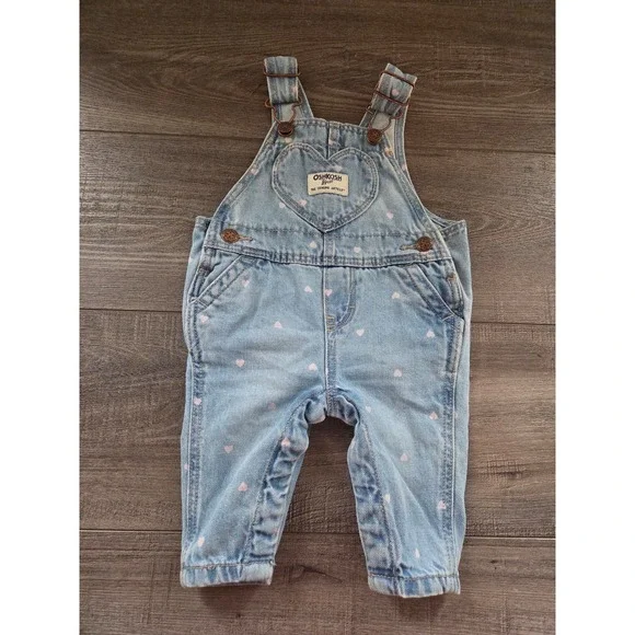 Oshkosh‎ B'gosh overalls size 3 mos