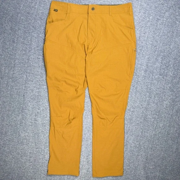 KUHL Renegade Rock Pant Mens Hiking 36x32 Buck Skin Khaki Technical Tapered
