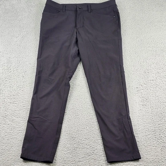 Lululemon Pants Mens 32 Gray 5 Pocket Slim Stretch Casual Golf Performance