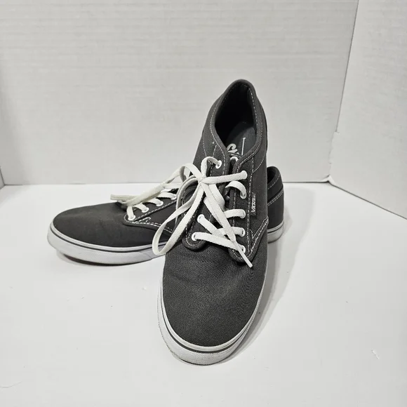 Vans Women's sz 9 Gray Canvas Uppers Lace Up