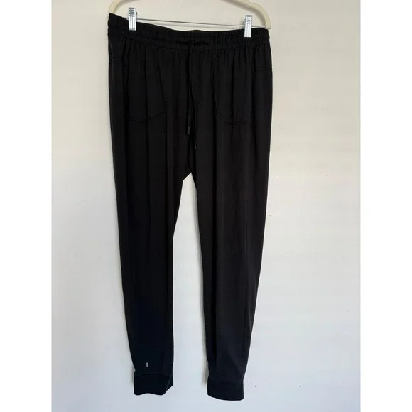 Nobull Mens Black Large Lightweight Jogger Athletic‎ Sweatpants Gym Workout