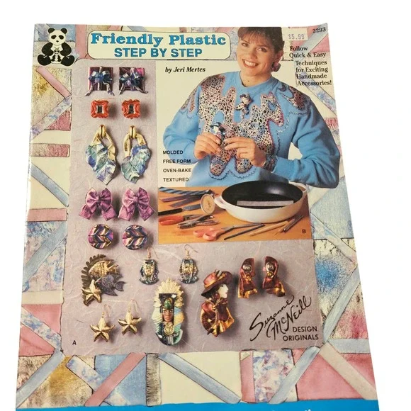Friendly Plastic Step By Step Vintage‎ Jeri Mertes Suzanne McNeill Design 2293