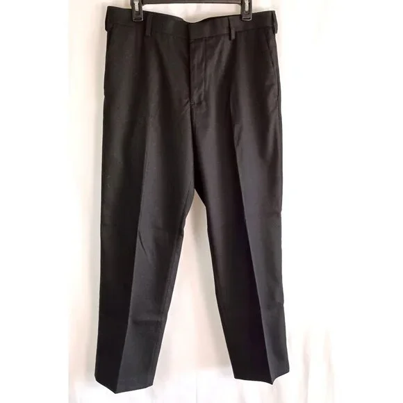 Van Heusen Men’s Flat Front Dress Pants Size 34x30 Classic Fit Trousers