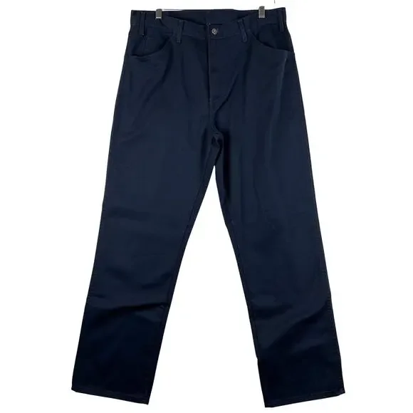 Dickies Pants Mens 36x32‎ Carpenter Utility Workwear Navy Blue Painter