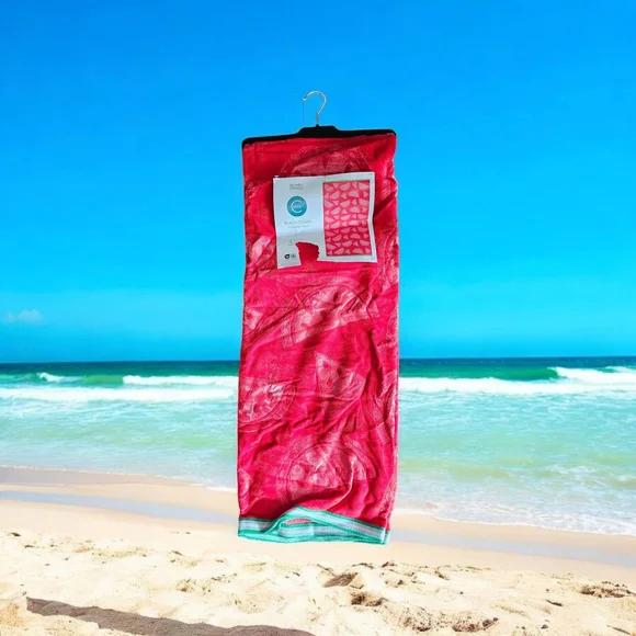 NEW Vibrant Red Watermelon Beach Towel