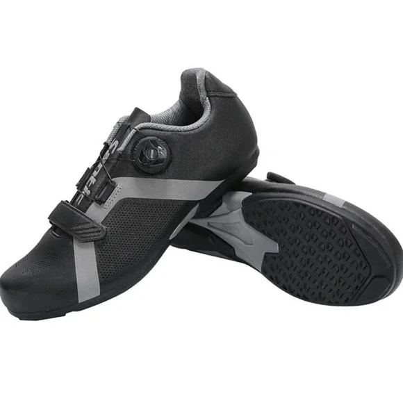 Santic Apollo Cycling Shoes EU40 US Women Sz 8 Black BOA Clip In Road Bike Spin