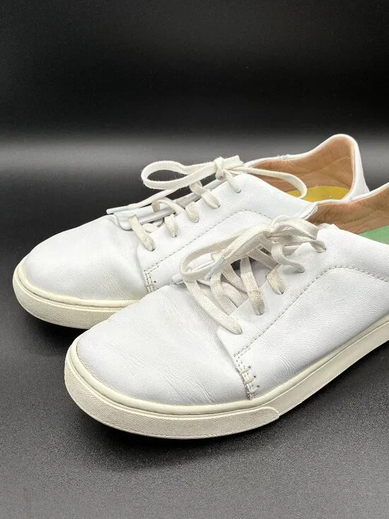 Olukai Shoes Pehuea Li iLi Leather Sneakers Lace Up Comfort
