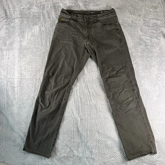 Kuhl Revolvr Vintage Patina Dye Pants Mens 32x34 Gray Hiking Outdoor Utility