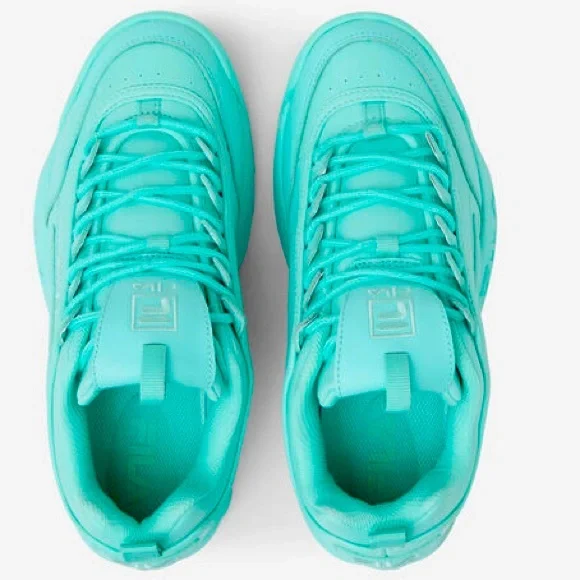 Fila Disruptors 2 leather sneakers, Aruba blue