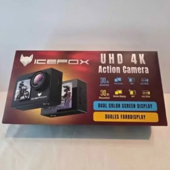 IceFox UHD 4K Action Camera – Waterproof Sports Camera