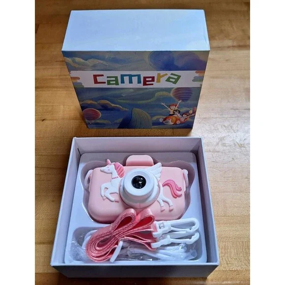 Goopow Kids Digital Camera, 32gb SD Card Included, Soft Silicone Cover, Age 3+