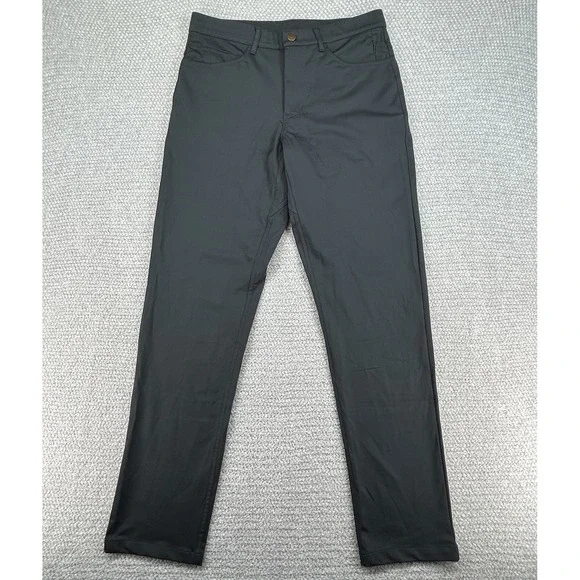 Barbell Apparel Pants Men's Sz 30 31x31 Charcoal Gray Chino Stretch Golf Tech