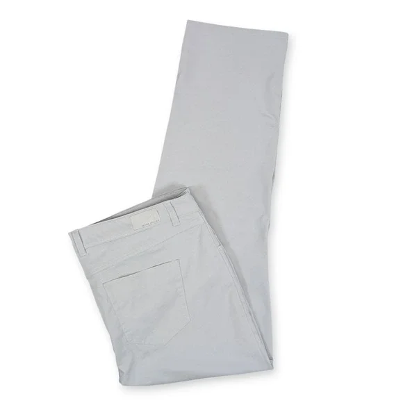 Peter Millar EB66 Performance Five-Pocket Pants Mens 42x29 Gray‎ Chino Casual