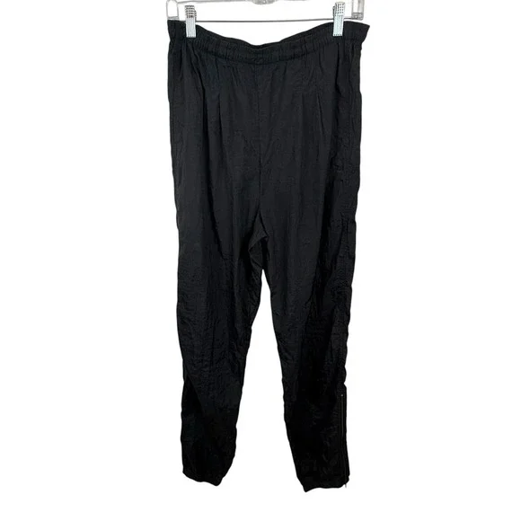 Vintage 90s Nike‎ Joggers Men's Black Windbreaker Nylon Size M