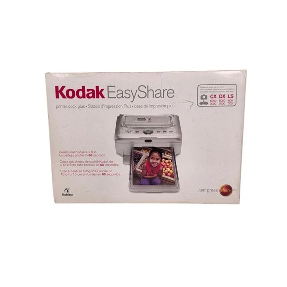 NEW Kodak EasyShare Printer Dock Plus for CX 6000 7000 DX 6000 7000 LS 600 700