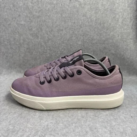 Allbirds Womens Shoes 10 Canvas Pacers 2 CP2 Purple White Low Top Casual Sneaker